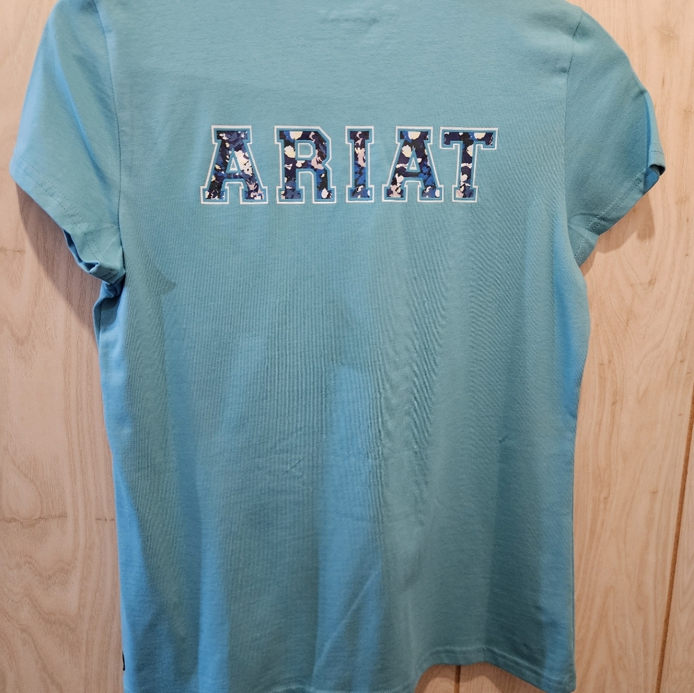 Ariat New Unisex youth XL/14 Varsity Camo short-sleeve tee 10043735